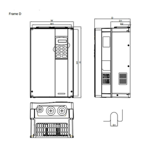 Envío Rápido para Terminales HVAC Delta MS43ANSAA: Inversor de Frecuencia que Regula Motores de CA y Protege Motores de Sobrecarga - Product Image 4