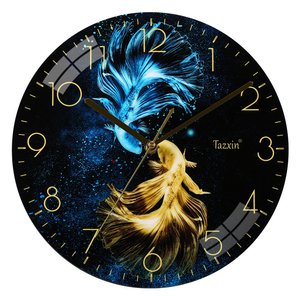 Horloge murale nordique de luxe en porcelaine, cristal minimaliste, mouvement silencieux, grande horloge murale moderne, 12-15 pouces, décor pour maison - Product Image 4