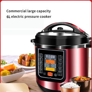 Cuisinière à pression électrique de haute qualité, pour usage commercial ou domestique, en acier inoxydable, capacité multi-usage de 6 L - Product Image 4