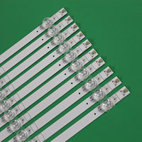 Bande LED en aluminium IP65 Skyworth 65A20PX 65H4 65G31 65A6M CRH-A653030051001B REV12 7 LED 3V pour rétroéclairage TV