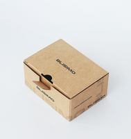 Logo personnalisé Boîte de papier kraft 3 plis ondulé de petite taille pour produits électroniques Boîte d'emballage de couleur