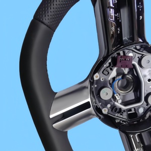 Volante AMG de cuero modificado para <span class=keywords><strong>Mercedes</strong></span>-Benz, accesorio de modelo antiguo para volante <span class=keywords><strong>Mercedes</strong></span> benz clase c W205 Amg - Product Image 3