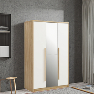 Fornitura di fabbrica professionale 3 porte <span class=keywords><strong>armadio</strong></span> <span class=keywords><strong>con</strong></span> <span class=keywords><strong>specchio</strong></span> di alta qualità <span class=keywords><strong>armadio</strong></span> in legno armadi per le camere dei bambini e camere da letto - Product Image 5