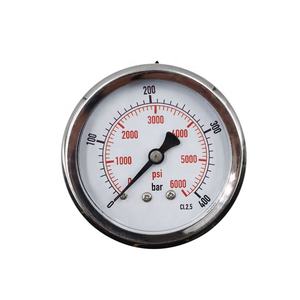 63 मिमी 2.5 इंच स्टेनलेस स्टील दबाव गेज मैनोमीटर - Product Image 2