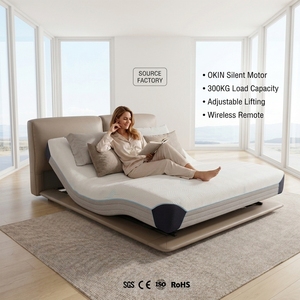 <span class=keywords><strong>Matelas</strong></span> électrique intelligent à gravité zéro avec massage par vibration 6 zones et contrôle par application, base de lit réglable à moteur silencieux OEM CE/ISO - Product Image 1