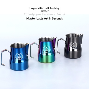 Mousseur à lait automatique à double porte en acier inoxydable 304, style italien, grande capacité, pour café et latte, modèle 30 - Product Image 1