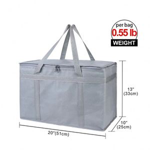 Bolsas de Almacenamiento Reutilizables con Aislamiento Térmico de Triple Capa, Multifuncionales, Plegables con Cierre, para Comestibles - Product Image 5