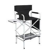 Nouvelle chaise de camping d'extérieur Relenso WD-02 en alliage d'aluminium, chaise pliante portable avec table, dossier haut, couleur et logo personnalisables, Yongkang