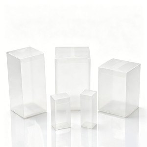 Custom logo Printed Matte Frosted Transparent Plastic Box Packaging Foldable <b>PET</b> PVC PP Transparent Box Packaging Eco-friendly - Product Image 2