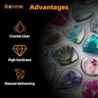 Résine époxy UV de qualité diamant, écologique, anti-jaunissement, haute brillance, résistante aux rayures, pour le travail du bois haut de gamme