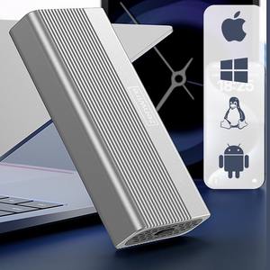 حاوية تحبيب SYONG USB4 SSD ، 40 Gbps Thunderbolt 4 ، <span class=keywords><strong>M</strong></span>.<span class=keywords><strong>2</strong></span> NVMe SSD ، USB4.0 ، <span class=keywords><strong>M</strong></span>.<span class=keywords><strong>2</strong></span> SSD Behuizing voor Mac & Windows - Product Image 5