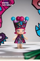 Grosir Blind Box Asli POPMART MEGA ROYAL MOLLY 100% Seri Ulang Tahun Mainan Trendi Koleksi Figur Boneka Lucu Bergaya Girly