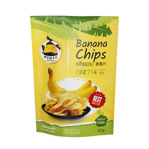Sacchetto di imballaggio per alimenti di stabilisce di patate chips di banana di imballaggio