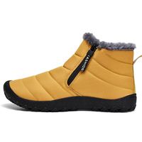 Nouveautés directes bottes de neige à fourrure occidentale pour hommes en plein air bottines moelleuses à lacets chaussures en coton décontractées résistantes à l'usure