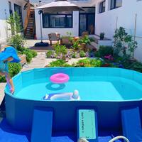 2026 1s Sofort Aufbaubares Stabiles Dreieckiges Gestell 1,6m Verdicktes PVC Platzsparender Faltbarer Innen-Swimmingpool