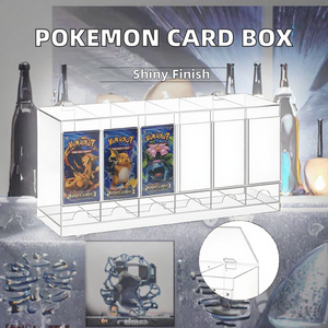 <span class=keywords><strong>Pokemon</strong></span> marque moderne acrylique <span class=keywords><strong>carte</strong></span> à collectionner <span class=keywords><strong>Booster</strong></span> Pack distributeur boîte de rangement 4mm plexiglas poli utilisé pour <span class=keywords><strong>carte</strong></span> à collectionner - Product Image 2