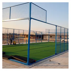 Factory Supplier Hot Selling High Quality 10*20m Indoor Or Outdoor Panoramic Padel Tennis Paddle Court