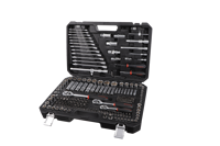 FIXMAN 216-teiliger Professioneller Steckschlüsselsatz 1/4" 3/8" 1/2" Antrieb Ratschenschlüssel Mechaniker-Werkzeugset CR-V Auto-Reparatur Handwerkzeugset BT216