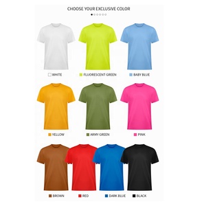Camiseta Deportiva Informal de Poliéster 100%, Transpirable, de Secado Rápido, Cuello Redondo, Color Verde Neón, al por Mayor, para Campañas Promocionales de Fábrica - Product Image 3