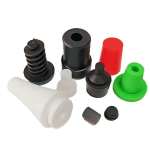 Custom Stoppers End Cap Silicone Rubber Plugs For Other Rubber Parts Hole