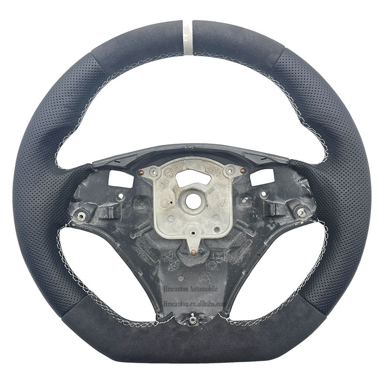 ปกติไม่มีรู + หนัง + Alcantara + แถบสีขาว