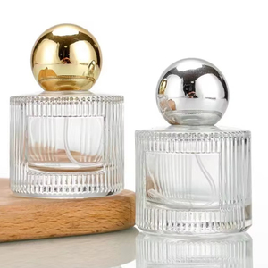 Leeg luxe cilinderflesje voor parfum, 40 ml, met ruimte voor eigen logo, transparant, navulbaar, glazen flesje. - Product Image 3