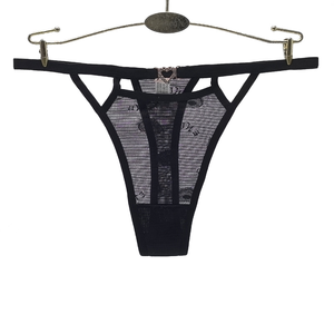 Disponibile all'ingrosso: Slip sexy da donna taglie forti <span class=keywords><strong>in</strong></span> pizzo, <span class=keywords><strong>perizoma</strong></span> <span class=keywords><strong>in</strong></span> rete trasparente, mutandine a T-back da donna - Product Image 4