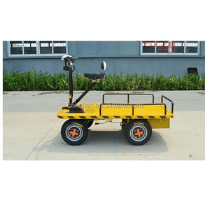 Factory Outlet Cargo <b>Transporter</b> Trackless Electric Flat Car for Factory <b>Transportation</b> - Product Image 2