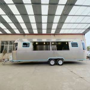 Carrito de Comida Comercial de Acero Inoxidable con Espejo, 4 Ruedas, 13 pies, para Helados, Comida Rápida, Barbacoa, Aperitivos, Té con Leche, Café - Product Image 3