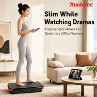 Plateforme vibrante personnalisable avec LED et télécommande, moteur 200W, oscillation à 20 niveaux, plateforme de fitness pour la maison et l'entraînement