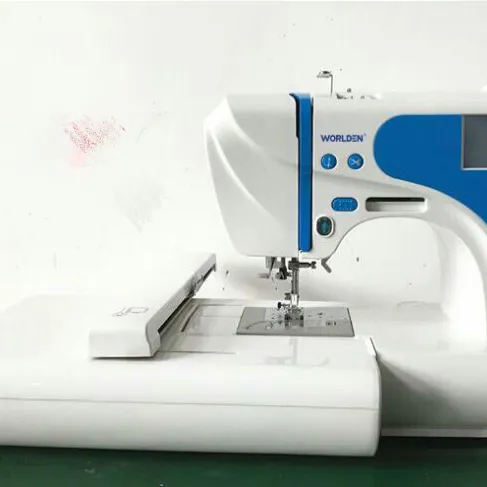WD-999SE Computer Computerized Home Domestic Embroidery Machine Price In India Embroidery Machine