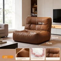 Lazy Man Sitzsack-Sessel Wohnzimmer Modulares Sofa-Set Komprimierte Verpackung Einzelne Sitzgruppe Lounge-Sofa Moderne Wohnmöbel