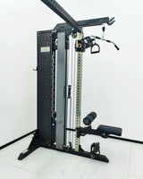Machine de fitness professionnelle de haute qualité à charge par broches pour entraînement fractionnel, lat pulldown et low row pour salle de sport