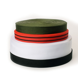 Biểu tượng tùy chỉnh thân thiện với môi Twill dệt <span class=keywords><strong>Polypropylene</strong></span> Webbing 25 ~ 50mm và <span class=keywords><strong>1</strong></span> <span class=keywords><strong>1</strong></span>/<span class=keywords><strong>2</strong></span> <span class=keywords><strong>1</strong></span>/<span class=keywords><strong>2</strong></span> inch Chiều rộng trong kho cho hàng may mặc - Product Image 2