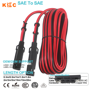 Câble d'extension SAE vers SAE pour chargeur d'entretien de batterie solaire - Product Image 1