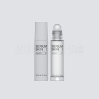 Botol Kaca Roll-on Transparan Buram 10ml Grosir, Botol Parfum Mini, Botol Esensial untuk Kemasan Kosmetik