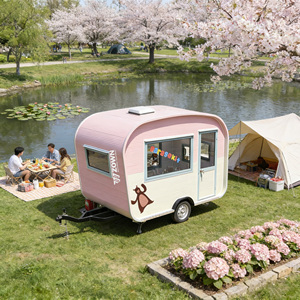 Windproof And Dustproof Food Cart Closed Structure Cart Ensure Food Sanitation In <b>Open</b> Air Environment - Product Image 1