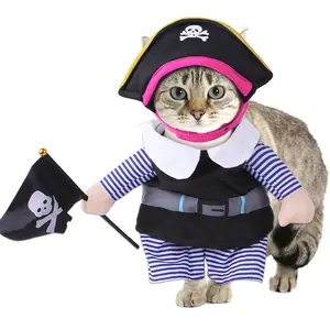 개 파티 복장 새로운 해적 서 옷 해적 모델링 개 고양이 재미있는 옷을 입고 크리스마스 할로윈