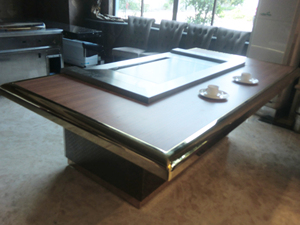 <span class=keywords><strong>Teppanyaki</strong></span>-parrilla de Gas para barbacoa, accesorio de mesa, cocina <span class=keywords><strong>teppanyaki</strong></span>, 7-12 asientos, mesa de parrilla - Product Image 3