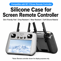 Casing Silikon DJI RC 2 untuk Mini 3 Pro Air 3 Mavic 3, Penutup Pengendali Jarak Jauh Anti Jatuh, Pelindung Pegangan Lembut