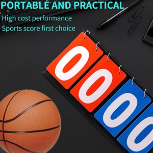 Tableau <span class=keywords><strong>de</strong></span> score <span class=keywords><strong>de</strong></span> basketball portable et pliable en PVC, professionnel, à cartes manuelles, multi-jeux, équipement d'entraînement personnalisé - Product Image 4
