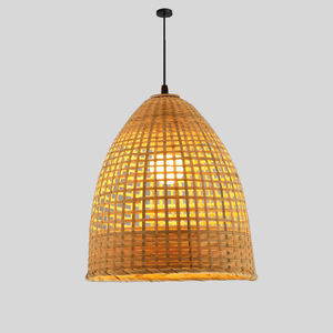 Lumière pendante tissée par bambou imperméable extérieure pour l'éclairage accrochant de décoration de jardin - Product Image 5