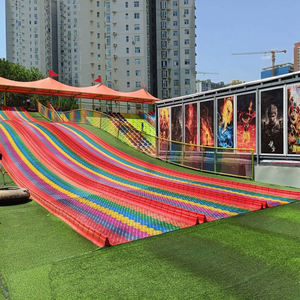 Tobogán Arcoíris Personalizado Flyfun, Equipo de Parque de Atracciones al Aire Libre, Tobogán Donut con Tapete Colorido para Niños y Adultos - Product Image 4