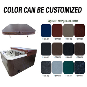 Tùy Chỉnh Ngoài Trời Bảo Vệ Từ Mưa Bồn Tắm Nước Nóng Chịu Nhiệt Và Lạnh Bồn Tắm Nóng Cuộn Spa Bìa - Product Image 6