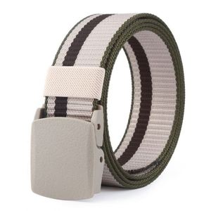 Ceinture tactique en toile de nylon avec boucle automatique en alliage pour hommes, confortable, longueur personnalisable, style vintage, personnalisable - Product Image 6