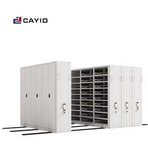 Système d'étagères mobiles en acier compact classeur mécanique réglable étagères d'archives bureau maison bibliothèque hôpital stockage - Product Image 6