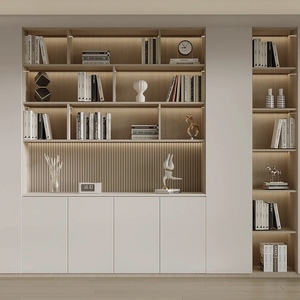 Estantería Moderna <span class=keywords><strong>para</strong></span> Libros, Ahorra Espacio, de Madera, <span class=keywords><strong>para</strong></span> Sala de Estar, Oficina <span class=keywords><strong>en</strong></span> <span class=keywords><strong>Casa</strong></span>, Apartamento, Muebles - Product Image 5