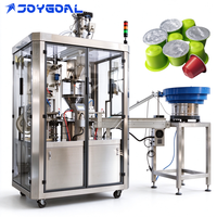 Machine de remplissage et de scellage automatique de capsules de café OEM pour les dosettes en aluminium et en plastique K Cup Nespresso