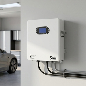 Système de stockage d'énergie solaire domestique modulaire <span class=keywords><strong>BEVE</strong></span> 5,12 kWh LiFePO4 pour usage résidentiel, compatible hors réseau/hybride - Product Image 4