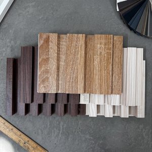 18mm <b>Sound</b> Dampening Hollow WPC Fluted Wall <b>Panel</b> Interior Decorative Slat Board for Hotel Suite - Product Image 6